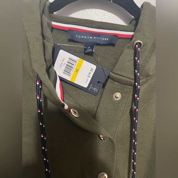 Tommy Hilfiger Army Green Long Top/Dress size M - Picture 5 of 12